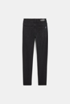 Vaqueros pitillo bistretch con efecto desgastado negro niño 4
