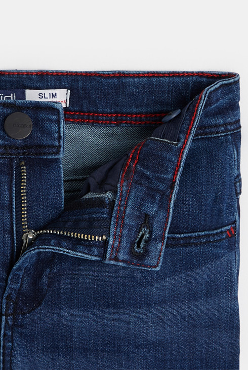 Jean slim ultra-résistant bleu garçon 2