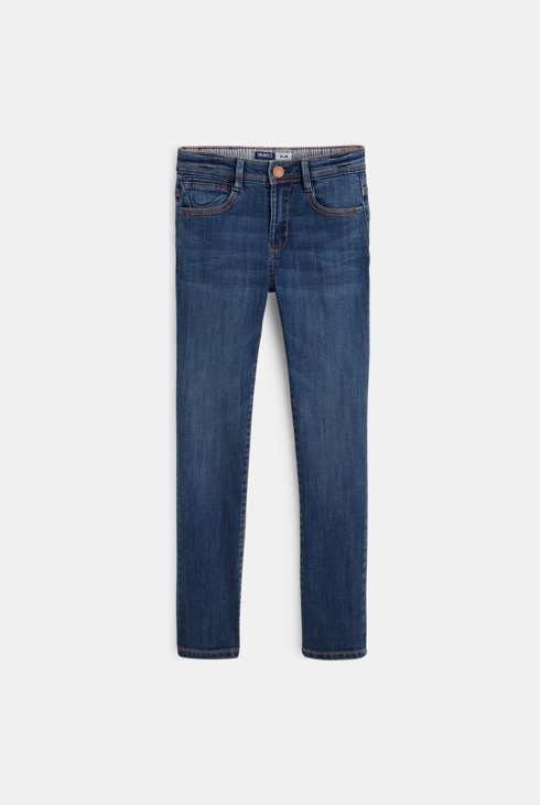 Jean slim ultra-résistant bleu garçon 1