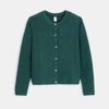 Gilet boutonné à côtes Ottoman