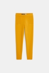 Leggings en jersey milano uni jaune fille 1