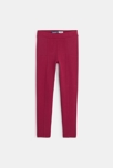 Leggings en jersey milano uni violet fille