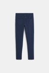 Effen jegging van milano jersey blauw meisje 3