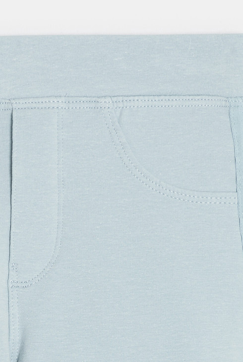 Jegging uni en jersey milano bleu ciel Fille