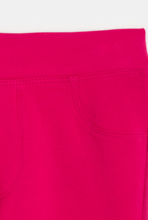 Jegging uni en jersey milano rose fille 2