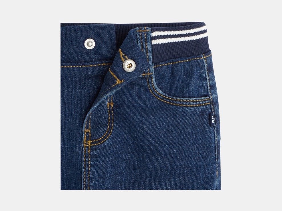 Jean denim confort ultra stretch bleu bébé garçon 2