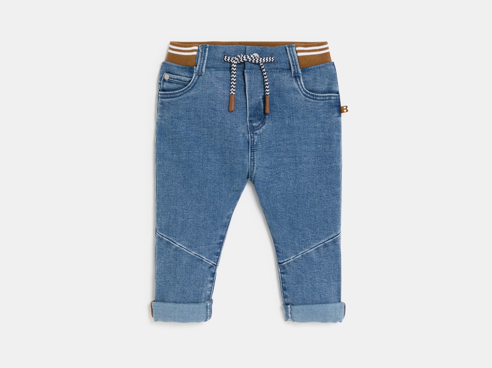 Blaue Jeans aus bequemem Ultra-Stretch-Denim Baby Jungen 1