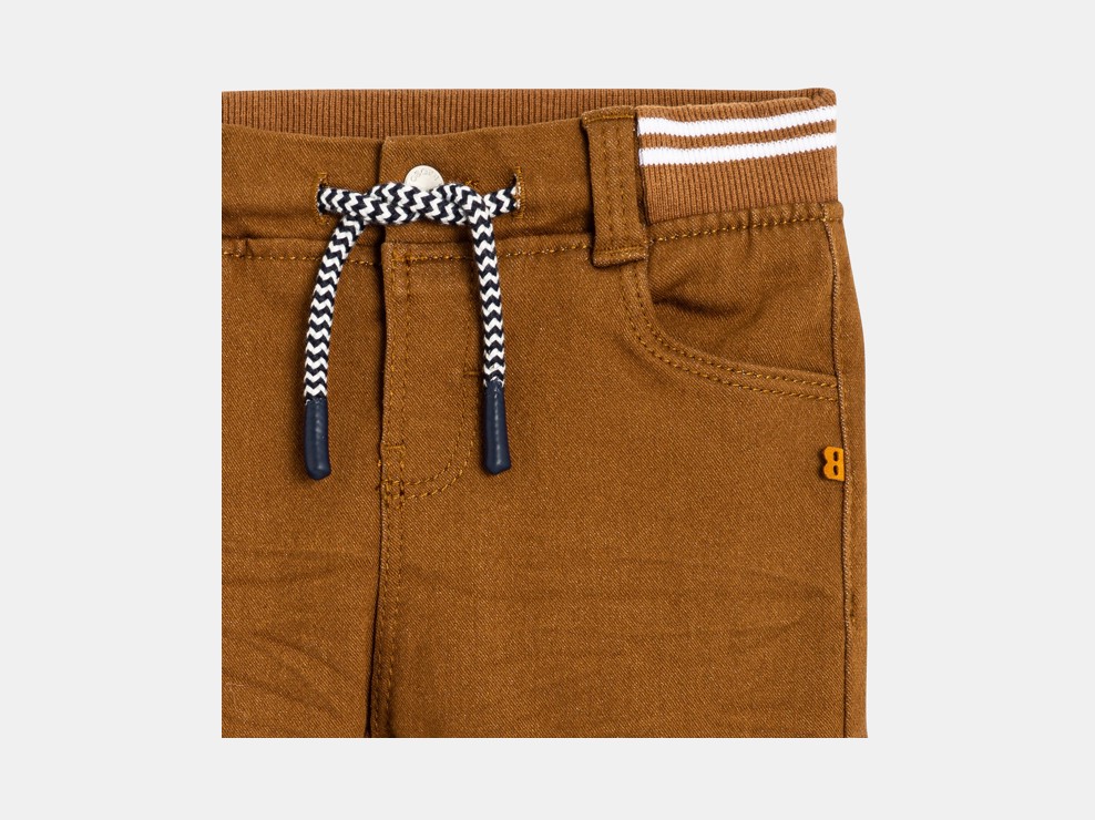 Jean denim confort ultra stretch marron bébé garçon 2