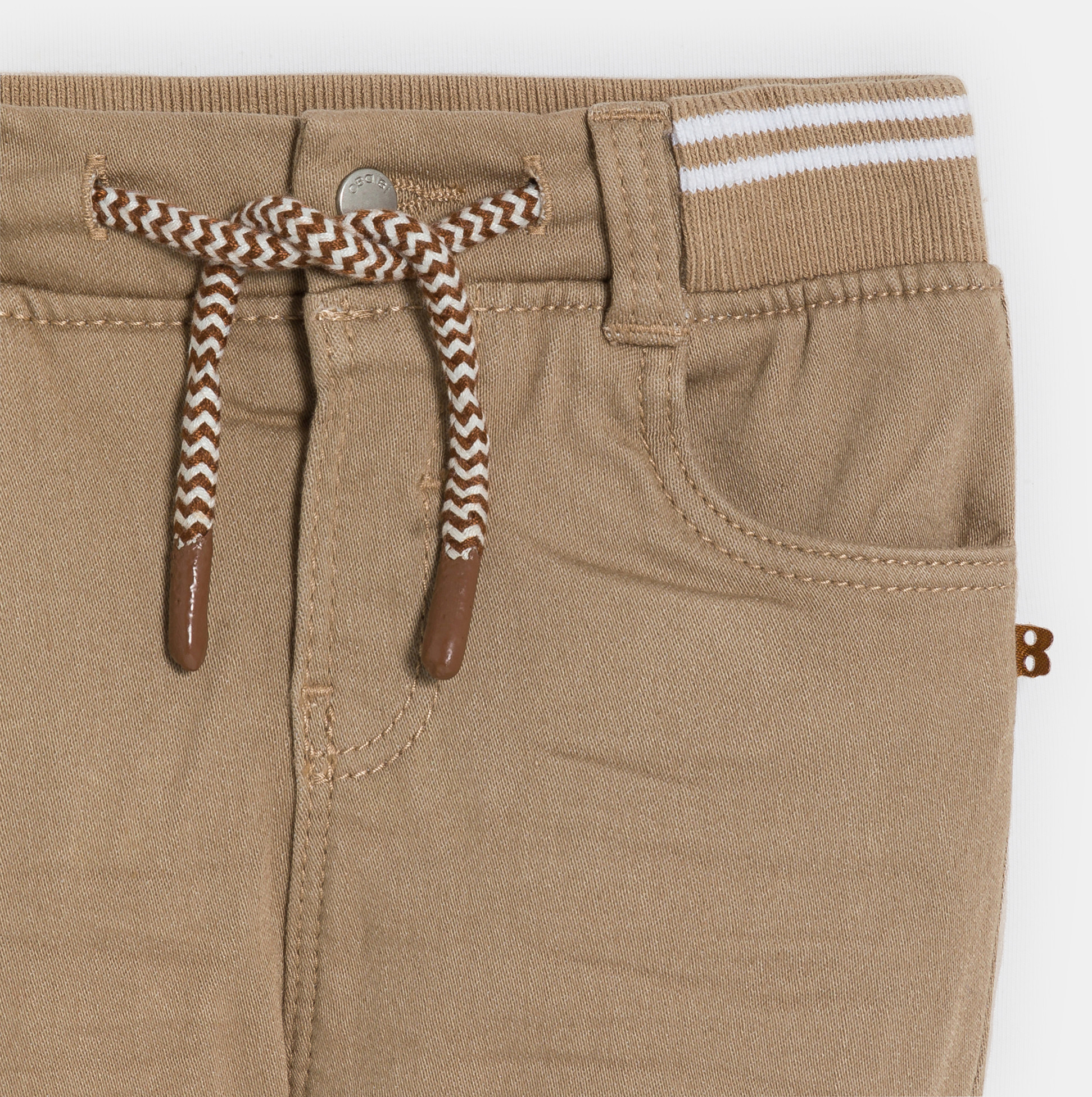 Jean denim confort ultra stretch beige bébé garçon