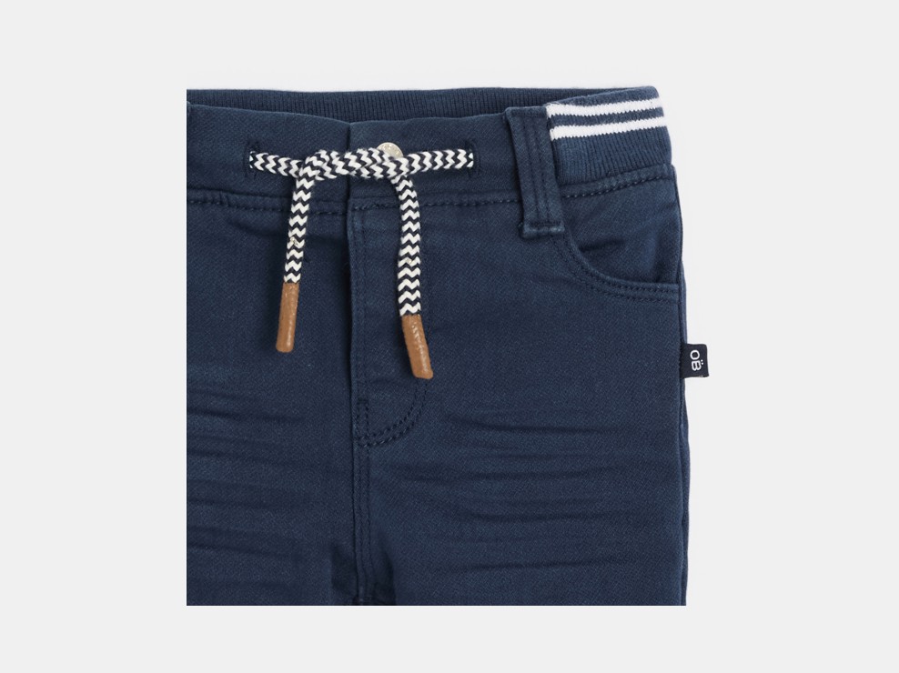 Kavbojke iz denima z elastičnim pasom modra dojenček deček 2