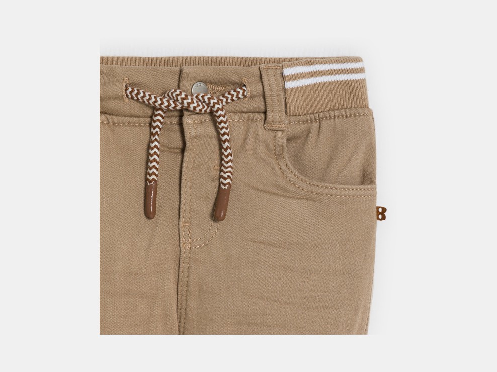 Jean regular denim ultra stretch beige bébé garçon 2