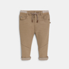 Jean denim confort ultra stretch beige bébé garçon