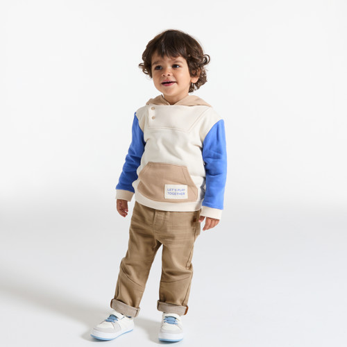 Jean Denim Confort Ultra Stretch Beige Bébé Garçon - Beige Corde - 6M - OBAIBI