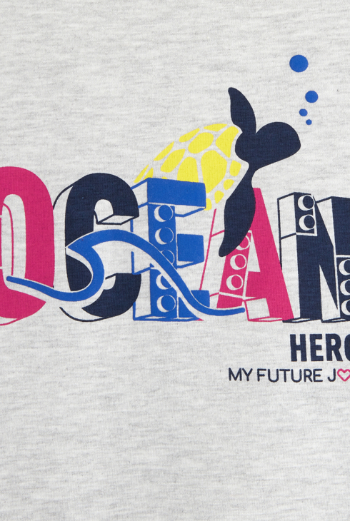 Majica z motivom Lego® siva deklica 2