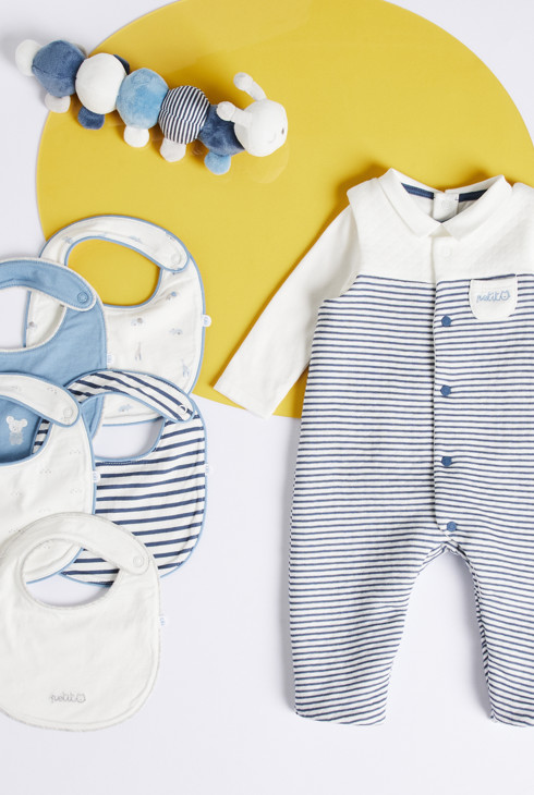 Plüschrassel Raupe Blau Geburt 2