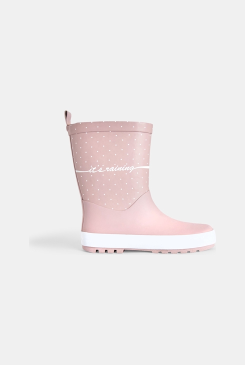 Gepunktete Regenstiefel Rosa Mädchen 1