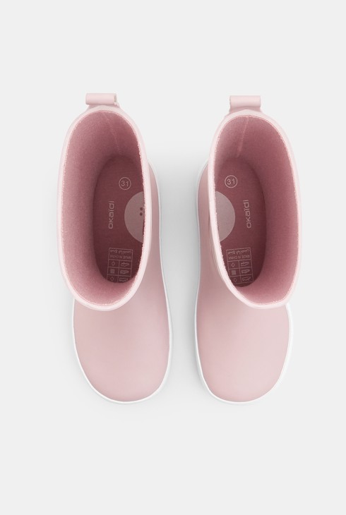 Ružičaste prugaste čizme za kišu za djevojčice 2