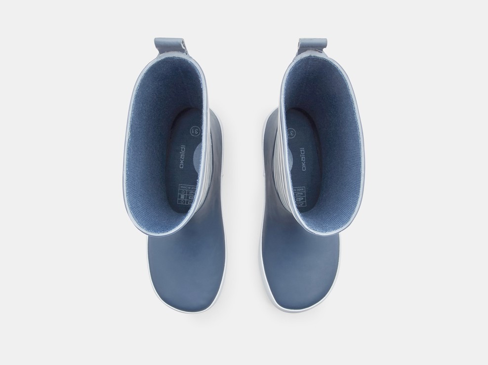 Gestreifte Regenstiefel Blau Jungen 2