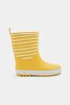 Bottes de pluie rayées jaune garçon 1