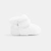 Chaussons soft boa fourrés blancs naissance
