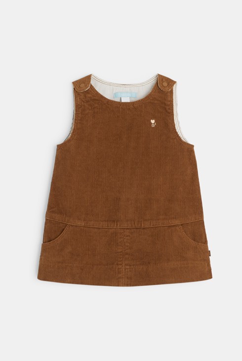 Samthängerchen und Leggings. Braun Baby Mädchen 2