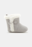 Boots microfibre fourrées grises naissance