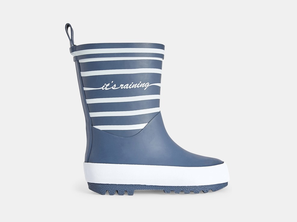 Gestreifte Regenstiefel Baby Jungen 1