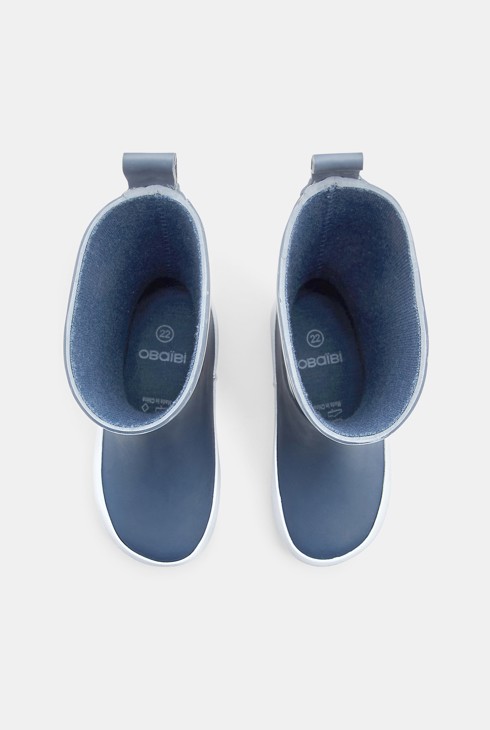 Plave prugaste čizme za kišu za malene dječake 2