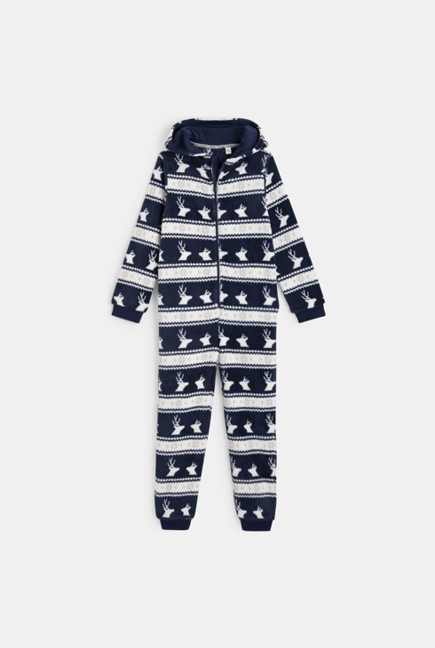 Kombinezon  s potiskom modra deklica 1