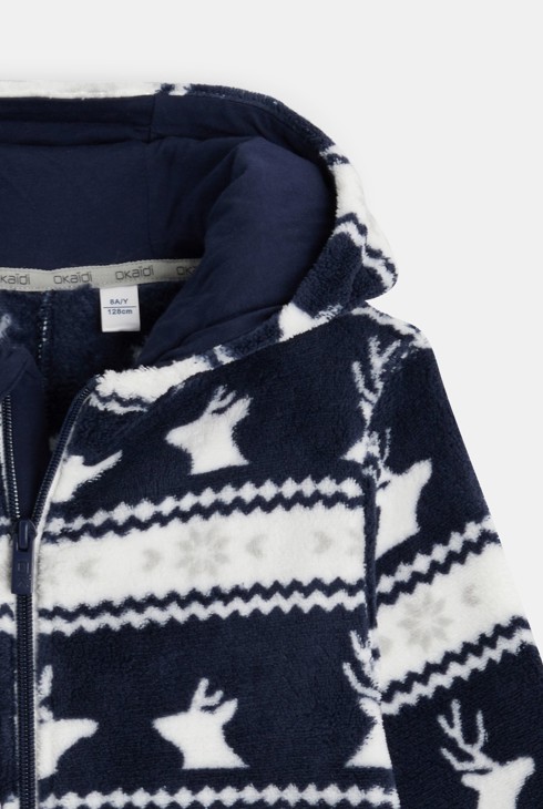 Kombinezon  s potiskom modra deklica 2