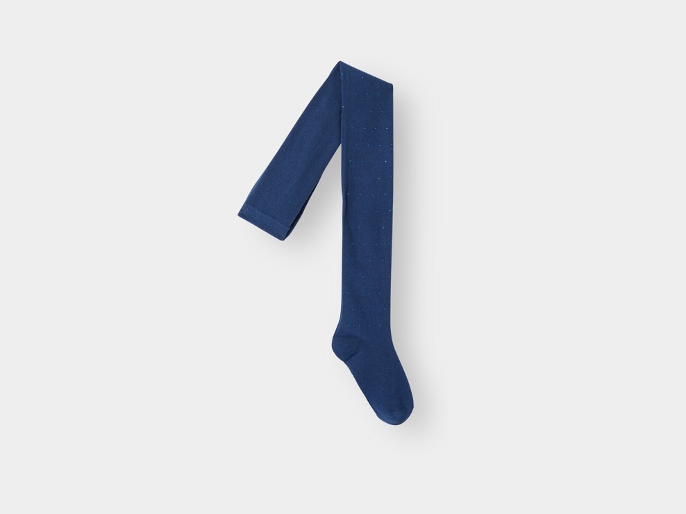 Collant bleu marine fille 1