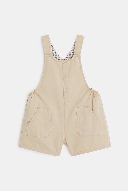 Kratek kombinezon bež dojenček deklica 2
