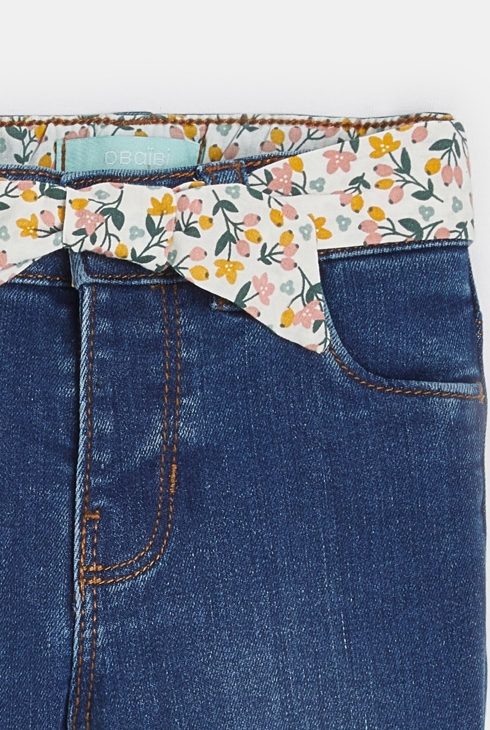 Blaue Babyjeans in Ultrastretch für Mädchen