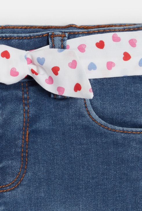 Blaue Jeans Ultrastretch Kleinkind Mädchen
