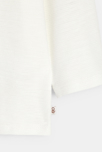 T-shirt tunisien flammé à patchs blanc bébé garçon
