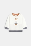 Pull motif lapin blanc bébé garçon 1