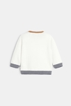 Pull motif lapin blanc bébé garçon 3