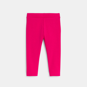 Effen roze legging voor babymeisjes 1