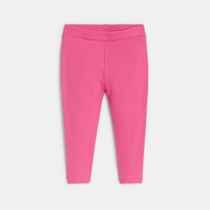 Legging liso rosa bebé niña 1