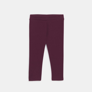 Legging uni bébé fille