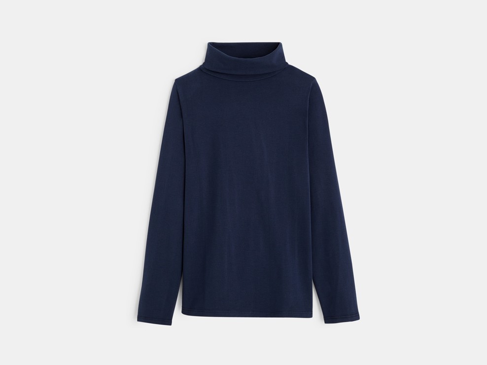 T-shirt a lupetto a maniche lunghe blu bambino 1