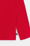 T-shirt col roulé manches longues rouge garçon