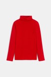 T-shirt col roulé manches longues rouge garçon
