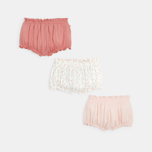 Bloomer jersey fantaisie (lot de 3) rose naissance 1