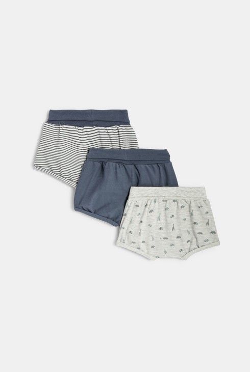 Mesh-Shorts Savanne (3er-Pack) Blau Geburt 2