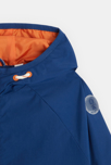 Blouson déperlant à capuche bleu garçon 4
