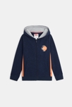 Sweat-shirt à capuche "Have a good time" bleu garçon 2