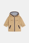 Parka 2en1 toile déperlante beige bébé garçon 1