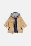 Parka 2en1 toile déperlante beige bébé garçon 2