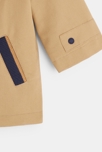 Parka 2en1 toile déperlante beige bébé garçon 4